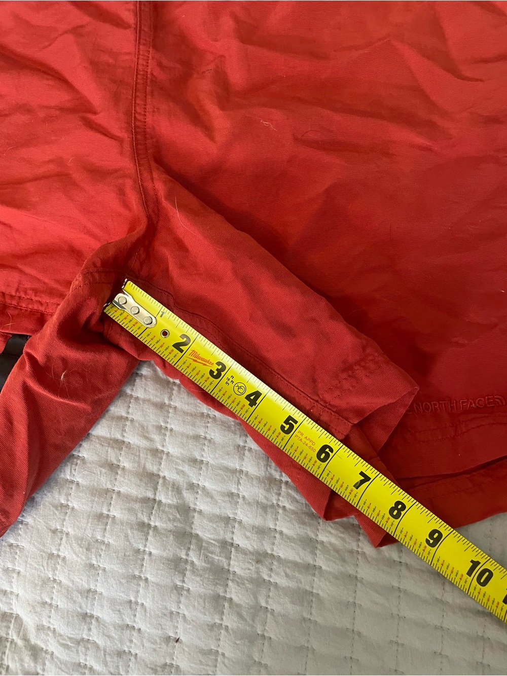 The North Face Men's Class V Belted Cargo Shorts Red Size L (Est) No Tag - Picture 8 of 11